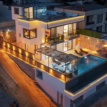 Villa Aydemir Seaview 4 Kisilik Deniz Manzara Jakuzi Sinema Kas